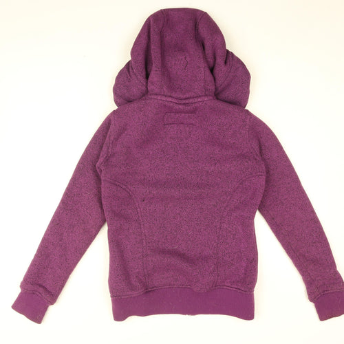 Dare 2B Womens Purple Polyester Full Zip Hoodie Size 10 Zip