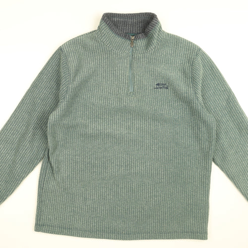 Weird Fish Mens Blue Viscose Pullover Sweatshirt Size XL