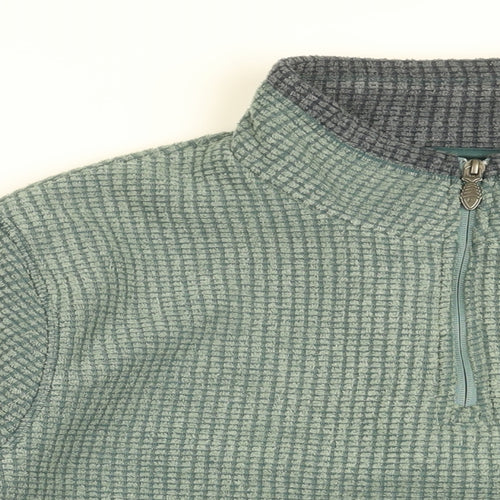 Weird Fish Mens Blue Viscose Pullover Sweatshirt Size XL