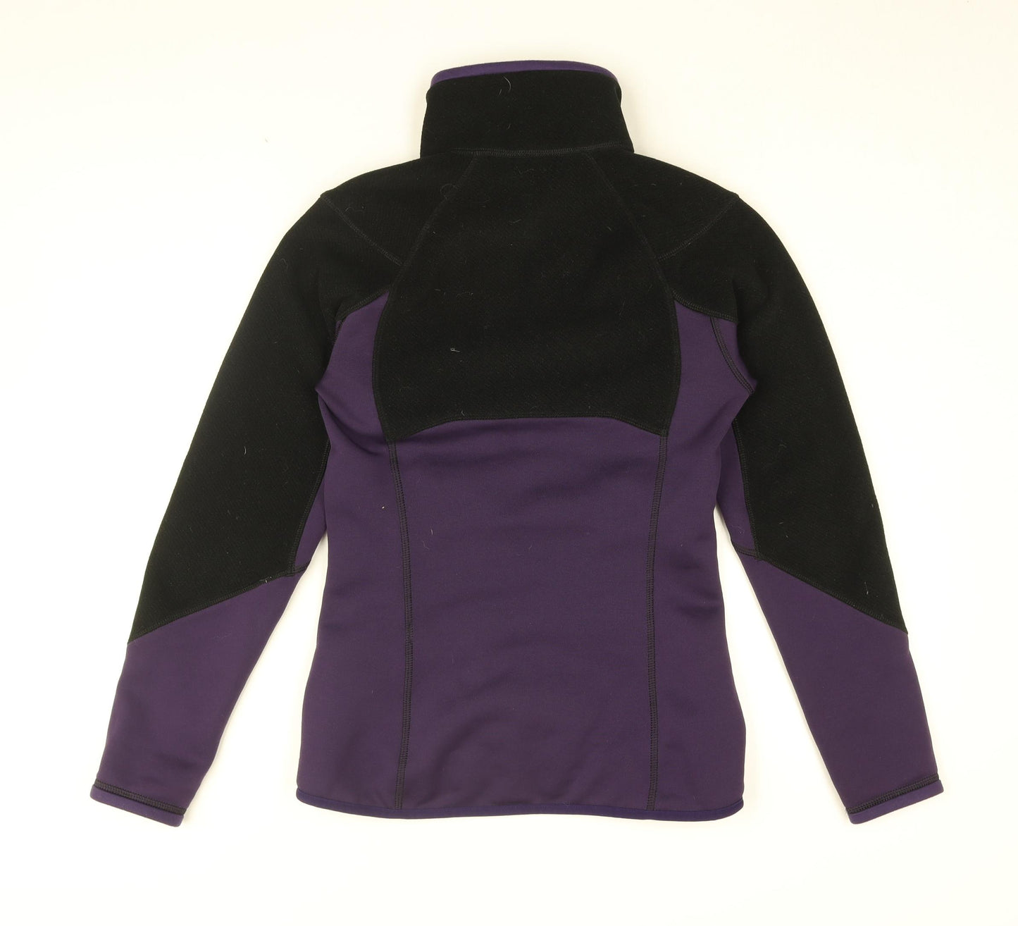 Patagonia Womens Purple Polyester Full Zip Sweatshirt Size XS Zip