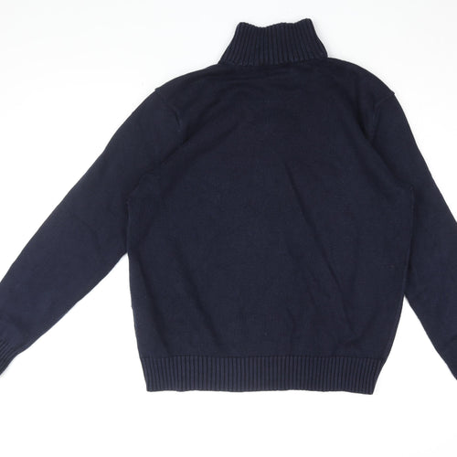 Polo Ralph Lauren Mens Blue Cotton Pullover Sweatshirt Size L