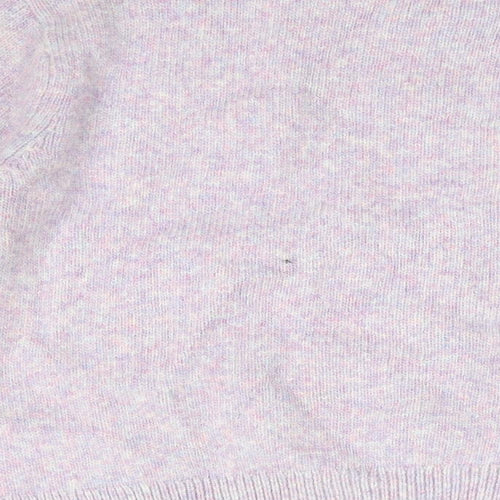 Club Monaco Womens Purple Round Neck Wool Pullover Jumper Size XS