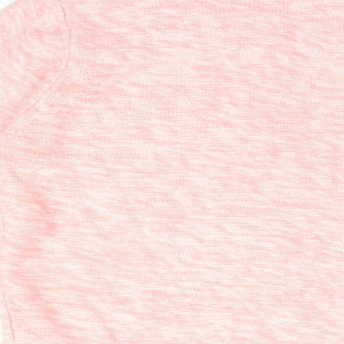 Honor Millburn Womens Pink Round Neck Acrylic Cardigan Jumper Size 10 - Size 10-12