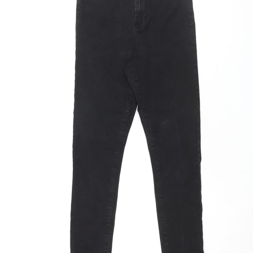 Denim Co Womens Black Cotton Skinny Jeans Size 12 L31 in Regular Zip