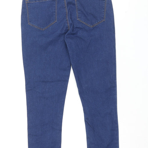 George Womens Blue Cotton Jegging Leggings Size 8 L28 in