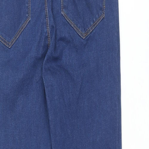 George Womens Blue Cotton Jegging Leggings Size 8 L28 in