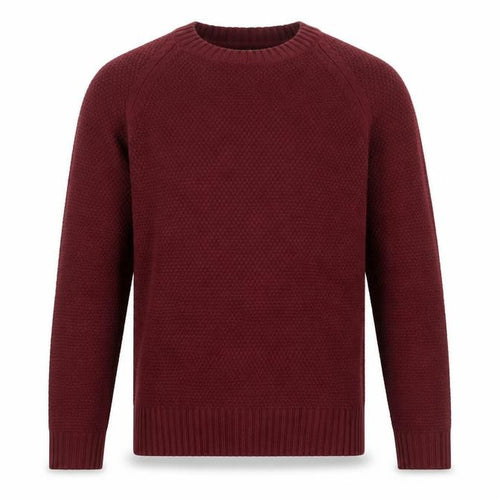Burton Mens Red Round Neck Acrylic Pullover Jumper Size XL Long Sleeve