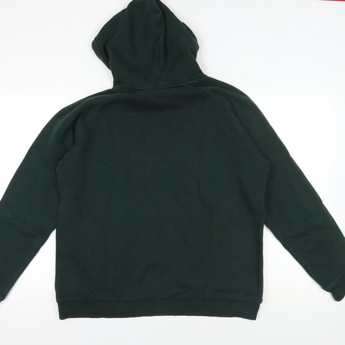 Adidas Green Pullover Logo Hoodie - Size L