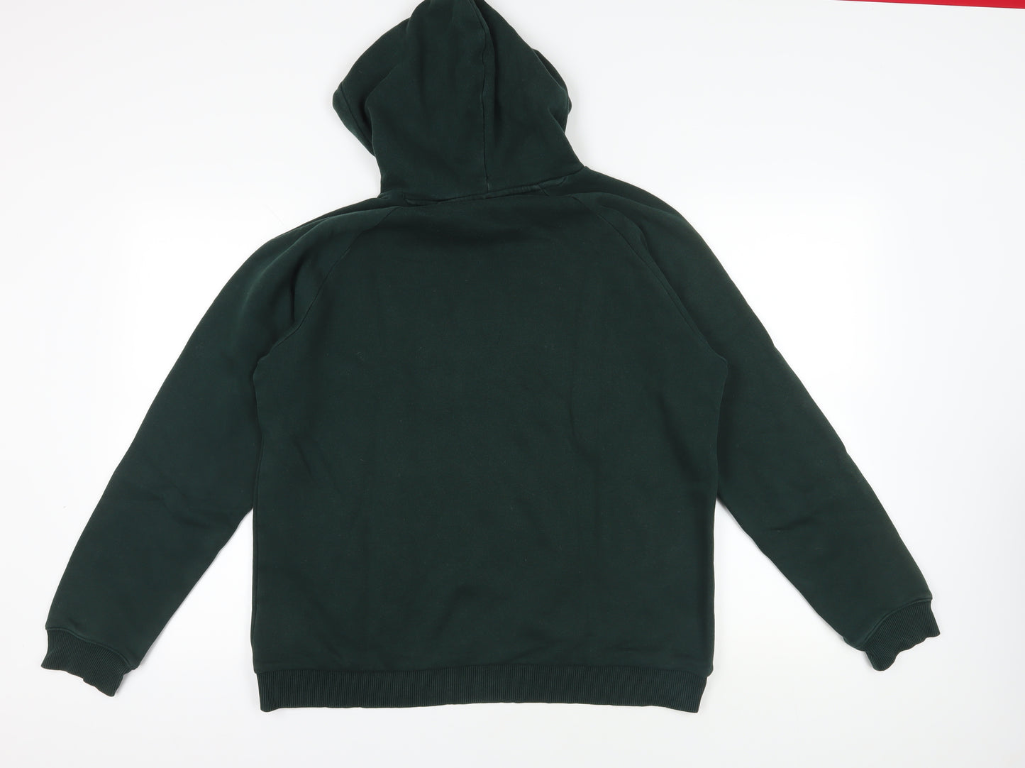 Adidas Green Pullover Logo Hoodie - Size L