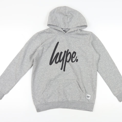 Hype Grey Pullover Hoodie 13 Years with Logo