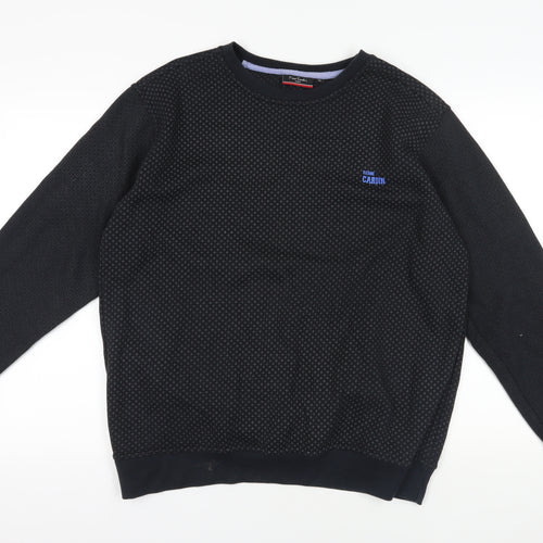 Pierre Cardin Black XL Pullover Sweatshirt - Graphic Logo