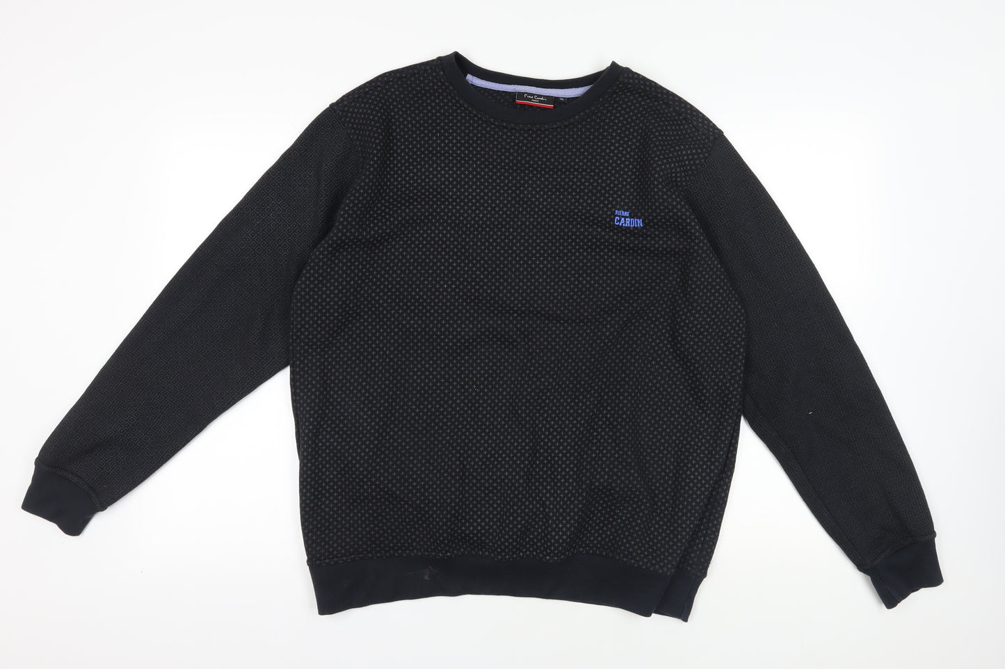 Pierre Cardin Black XL Pullover Sweatshirt - Graphic Logo
