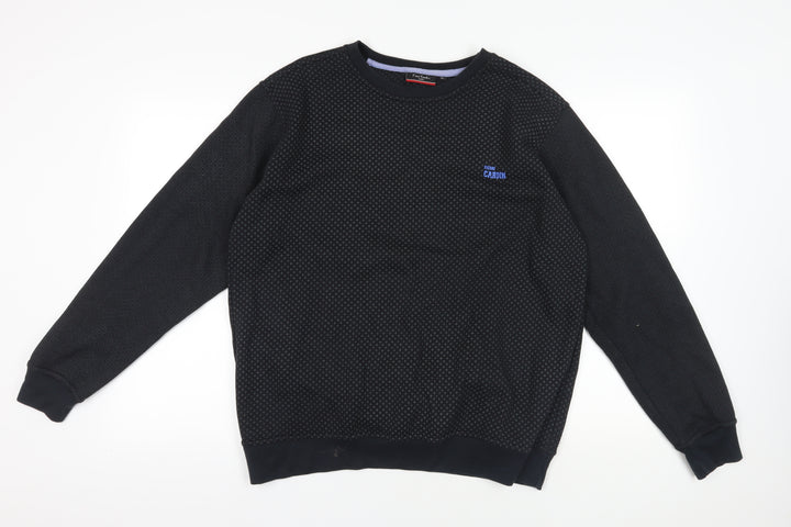 Pierre Cardin Black XL Pullover Sweatshirt - Graphic Logo
