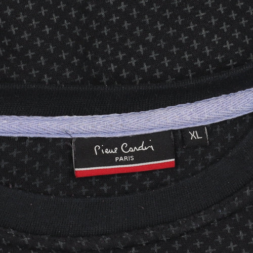 Pierre Cardin Black XL Pullover Sweatshirt - Graphic Logo