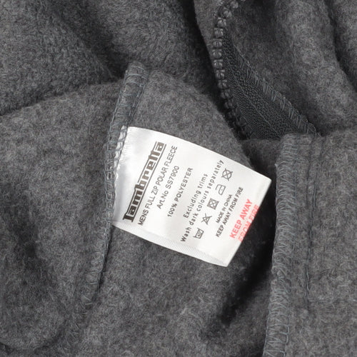 Lambretta Grey 4XL Fleece Windbreaker Jacket