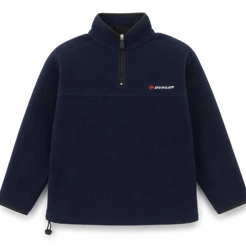 Dunlop Blue Fleece 1/4 Zip Sweatshirt for Boys 13-14 Years