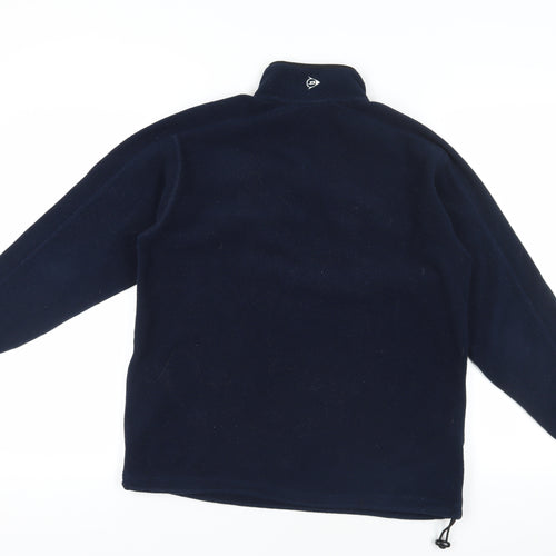 Dunlop Blue Fleece 1/4 Zip Sweatshirt for Boys 13-14 Years