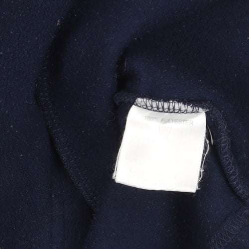 Dunlop Blue Fleece 1/4 Zip Sweatshirt for Boys 13-14 Years