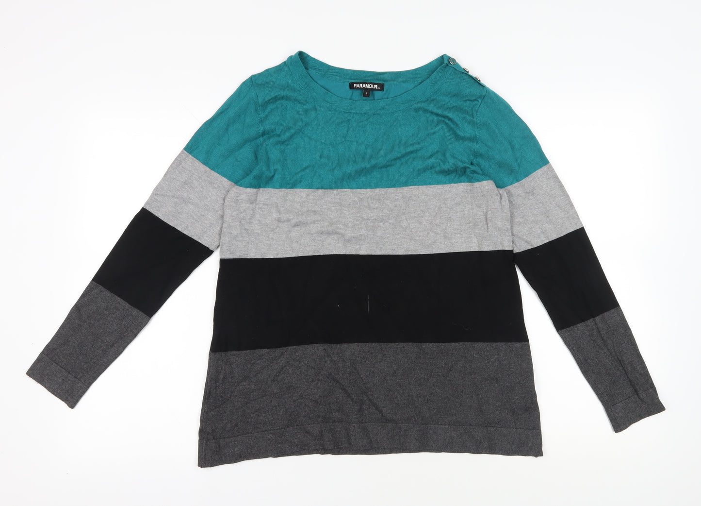 Paramour Multicoloured Striped Jumper Size S
