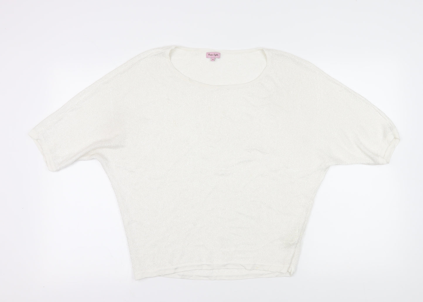 Phase Eight Ivory Open-Knit Pullover M