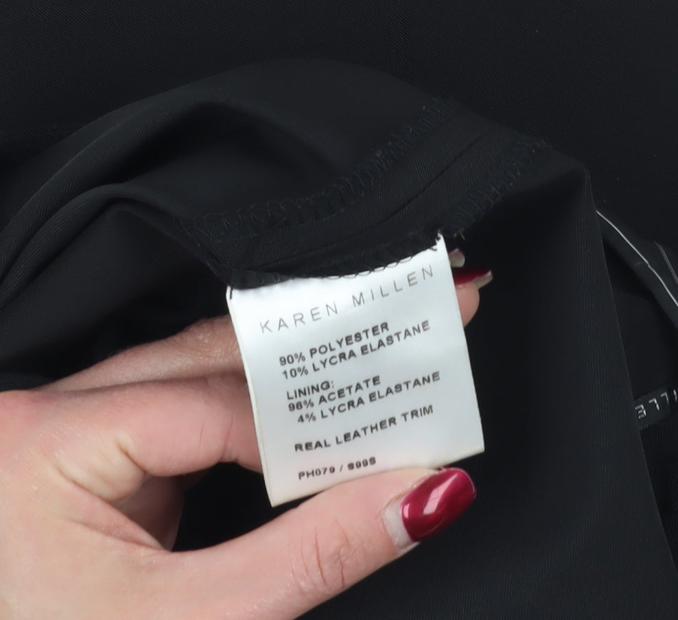 Karen Millen Black Tailored Women's Trousers - Size S