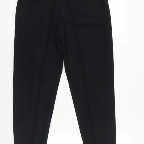 Gap Black Cropped Wool Blend Women's Trousers Size 8