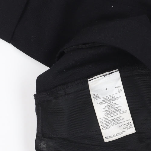 Gap Black Cropped Wool Blend Women's Trousers Size 8