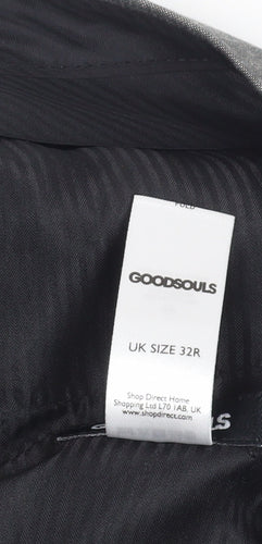Goodsouls Grey Classic Dress Trousers UK 32R