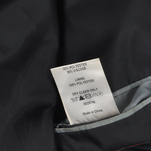 Classic Black Men's Blazer, Size 44, Elegant Style