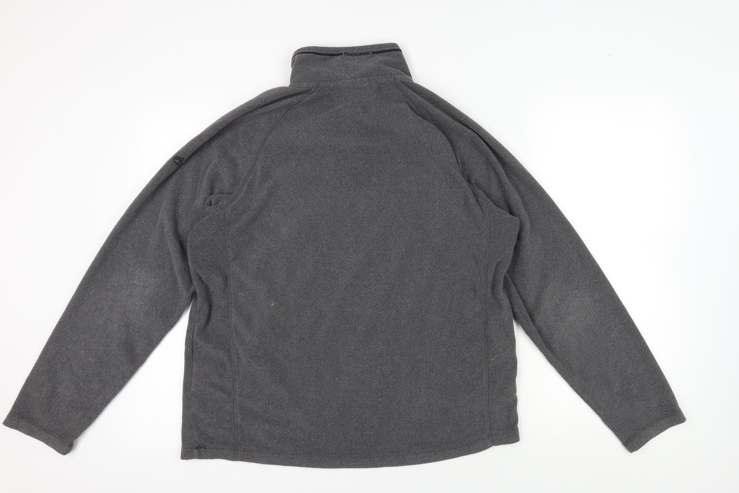 Craghoppers Grey 1/4 Zip Fleece Sweatshirt L