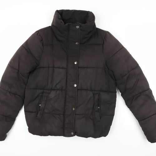ONLY Black Puffer Jacket Size S Warm Winter Coat