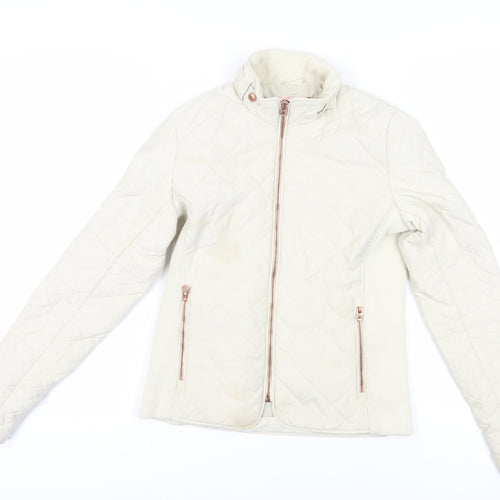 Diverse Beige Quilted Jacket S - Warm Softshell Casual
