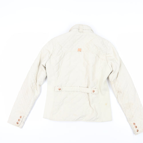 Diverse Beige Quilted Jacket S - Warm Softshell Casual