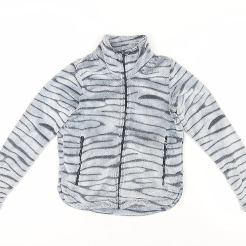 Regatta Girls Grey Animal Print Jacket, Size 11