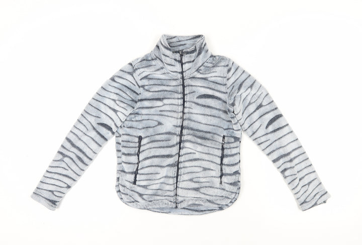 Regatta Girls Grey Animal Print Jacket, Size 11