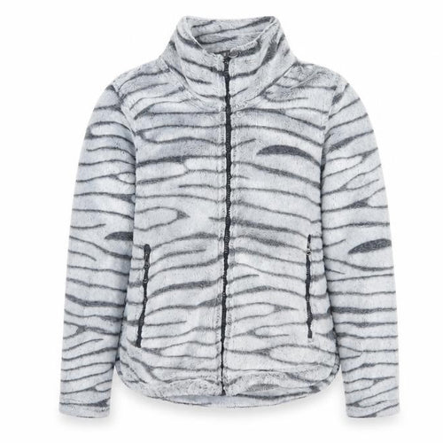 Regatta Girls Grey Animal Print Jacket, Size 11