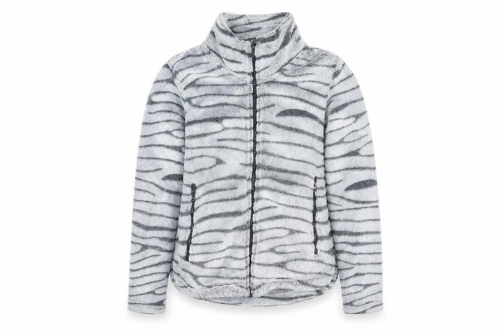 Regatta Girls Grey Animal Print Jacket, Size 11