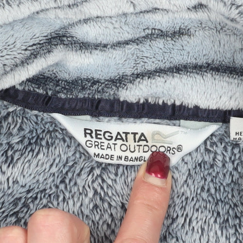 Regatta Girls Grey Animal Print Jacket, Size 11
