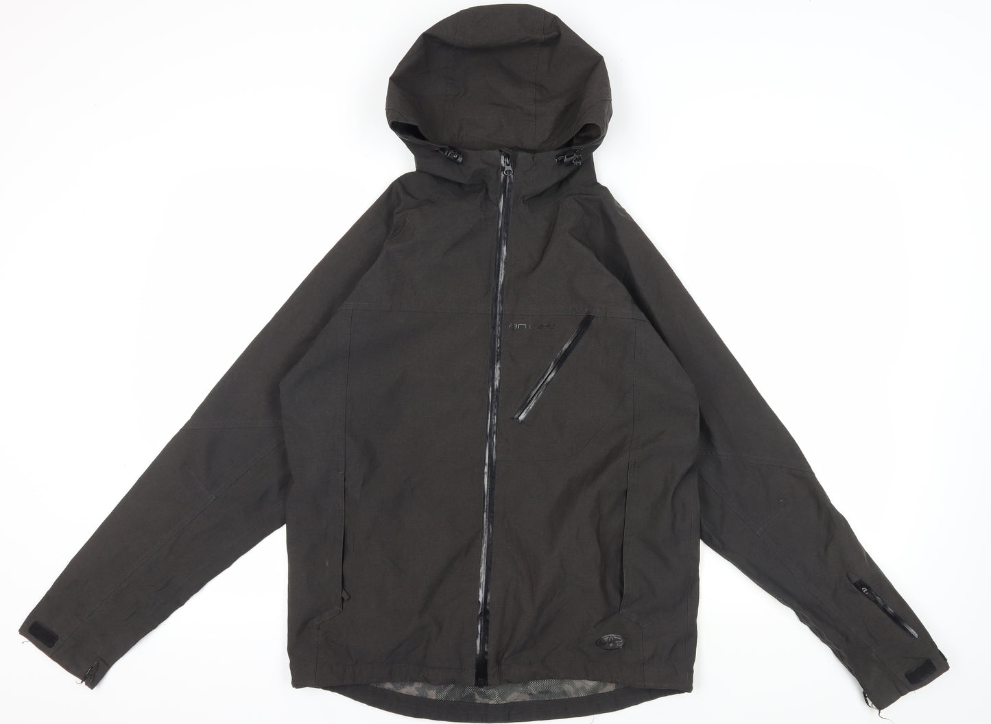 Animal Black Waterproof Hooded Jacket - Medium