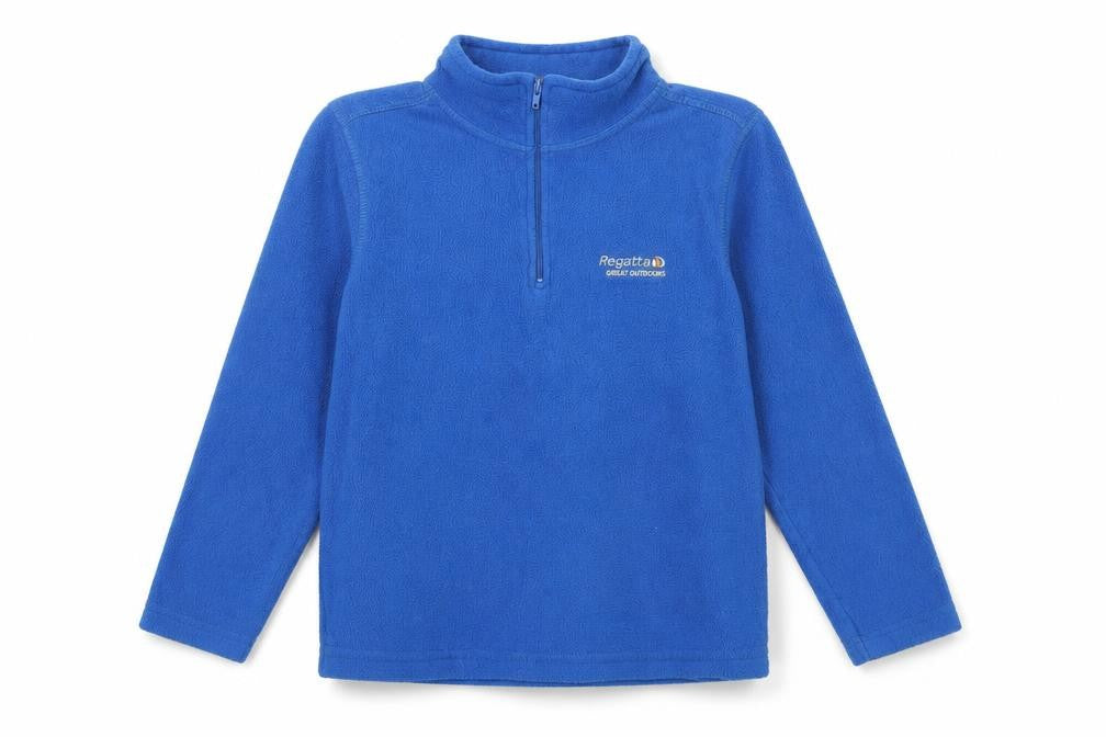 Regatta Blue Fleece Sweatshirt, Boys 9-10 Years, Outdoor Essential