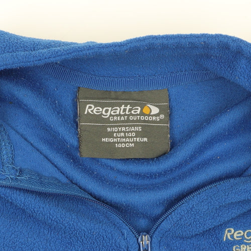 Regatta Blue Fleece Sweatshirt, Boys 9-10 Years, Outdoor Essential