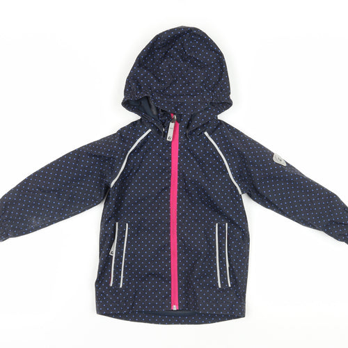 Killtec Blue Polka Dot Girls Rain Coat, 2 Years, Waterproof