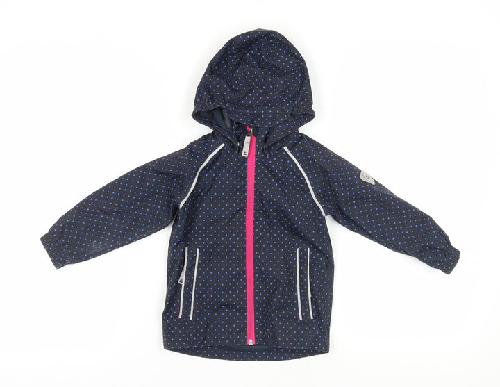 Killtec Blue Polka Dot Girls Rain Coat, 2 Years, Waterproof