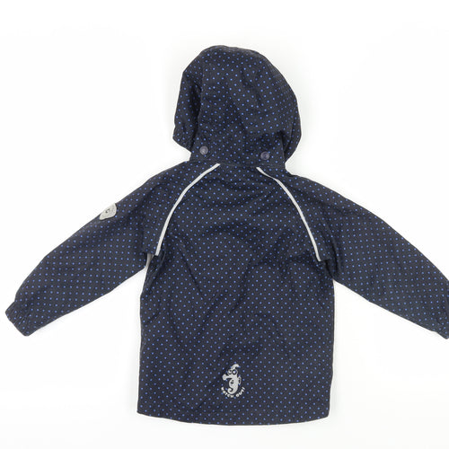 Killtec Blue Polka Dot Girls Rain Coat, 2 Years, Waterproof