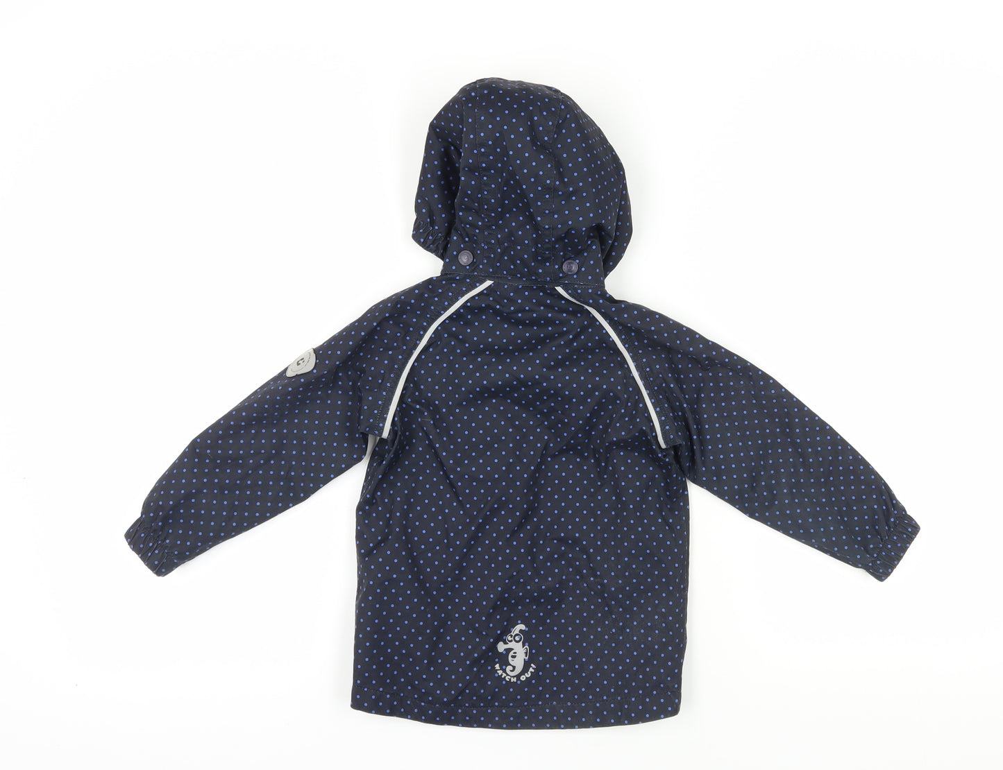 Killtec Blue Polka Dot Girls Rain Coat, 2 Years, Waterproof