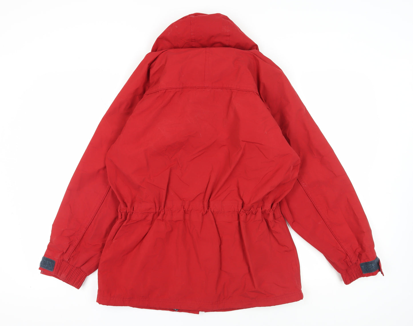 Trespass Red Hooded Waterproof Parka Jacket, Size L