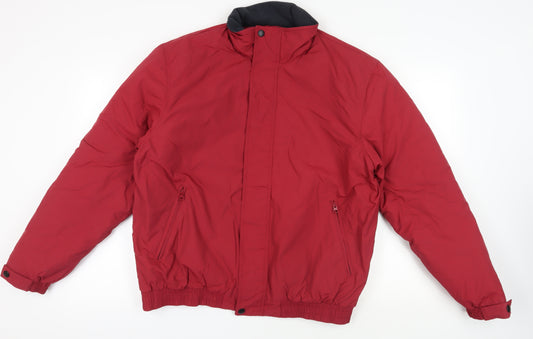 Joseph Turner Red XL Bomber Coat with Full Zip