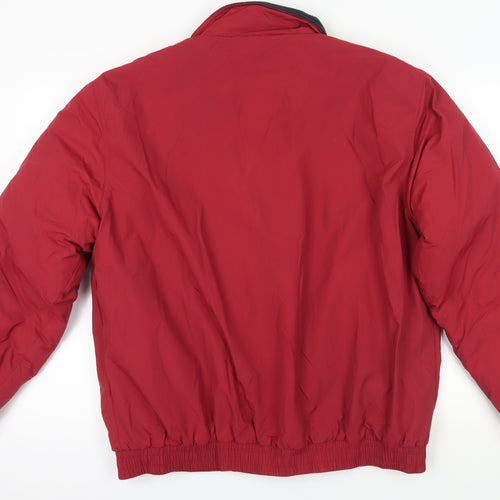 Joseph Turner Red XL Bomber Coat with Full Zip