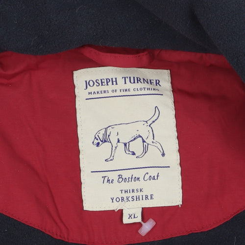 Joseph Turner Red XL Bomber Coat with Full Zip