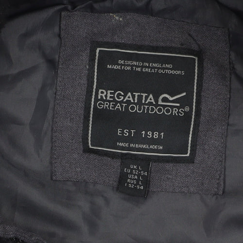 Regatta Black Insulated Puffer Waistcoat - Men's Size L